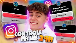 INSTAGRAM CONTRÔLE MA VIE PENDANT 24h ! (on s’est fait arrêter par la police)