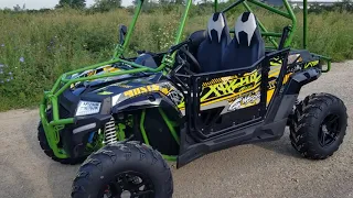 Predator 400 UTV Monster Gas Golf Cart Review And Test Drive