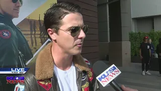 California Tom Cruise appears at San Diego movie theater on Top Gun: Maverick opening weekend