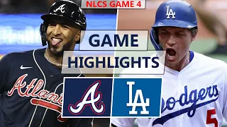 Atlanta Braves vs. Los Angeles Dodgers Highlights | NLCS Game 4 (2021)