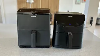 Cosori Dual Blaze vs. Cosori Premium - anmeldelse af airfryers