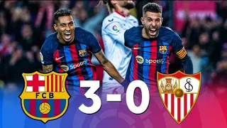 Barcelona vs Sevilla - 3-0 Extended Highlights!