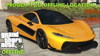 Progen T20 location Gta 5 offline/ Gta 5 story mode progen T20 location 100% work