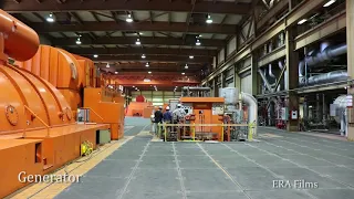 Inside a coal-fired power plant