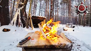 Winter Survival Fire - Siberian Tinder Sticks And A Micro Ferro Rod
