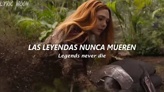 Legends Never Die - Against The Current (Lyrics) (Sub inglés y español) || Versión Marvel