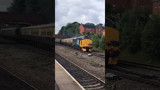 37403 + 47773 pass Loughborough with tones! #class37 #railway #britishtrains #train