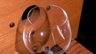 Shattering Wineglass