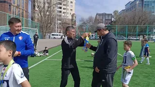 Награждение команды KIFS A 2012, бронзовых призёров Nauryz Cup 2024. 25.03.2024г.