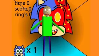 Red SONIC Apparition GETS Baldi’s Basics