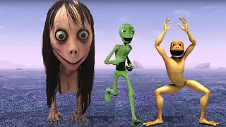 Dame tu Cosita vs Patila Missed the Stranger (Ep19) GIANT MOMO ATTACK