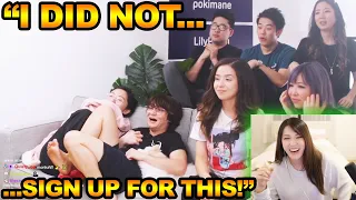 Plushys React To OFFLINETV WHATS IN THE BOX CHALLENGE ft. Michael Reeves Pokimane LilyPichu Scarra