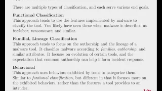 CS 7038: Wk03.1 - Malware Taxonomy & Terminology