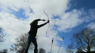 working on shooting my warbow