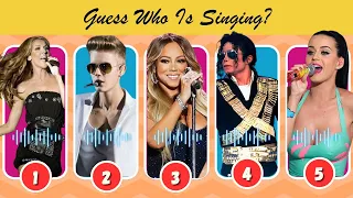 Can You Guess the Singer? Mystery Music Challenge!🎙️🎵