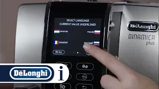 How to set up your De'Longhi Dinamica Plus ECAM 370.95 bean-to-cup coffee machine for the first time