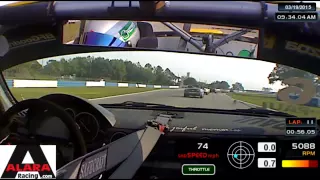 Tim Paul ALARA Racing #6 Mazda MX-5 Cup Sebring Race 1 Onboard Highlights