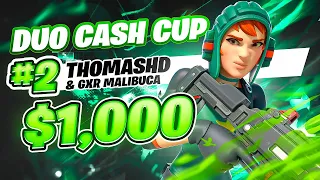 2ND DUO CASH CUP 🏆 ($1,000) w/ Malibuca | Th0masHD