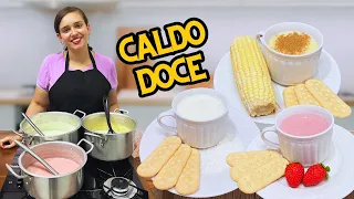 TENDÊNCIA DE INVERNO: CALDO DOCE PARA VENDER - 3 SABORES DELICIOSOS PASSO A PASSO