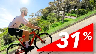 Cycling up Australia's 3 Steepest Streets (Brisbane)