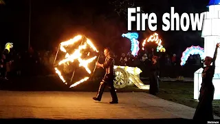 Огненное шоу (фаер-шоу, fire show) / Фестиваль фонарей "Королевство волшебных огней" (Минск)