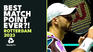 Best Match Point Ever? All The Angles Of INSANE Dimitrov Match Point! | Rotterdam 2023