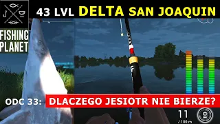 FISHING PLANET Dlaczego JESIOTR NIE BIERZE? Delta San Joaquin jesiotry Delta Sturgeon poradnik