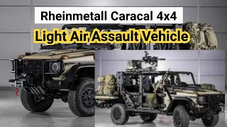 Rheinmetall Caracal 4×4 – Light Air Assault Vehicle dari Sasis Mercedes-Benz G Class