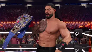 WWE 2K23 Roman Reigns vs Drew Mcintyre for the WWE Undisputed Universal Championship