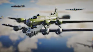 When two B17s flew piggyback