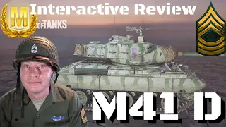 M41D, Interactive Tank Review, World of Tanks Console.