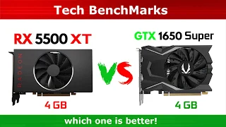RX 5500 xt vs GTX 1650 Super | 13 Games Tested | 2020