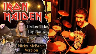 IRON MAIDEN - HALLOWED BE THY NAME | DRUM COVER | (Nicko McBrain / Live Version)