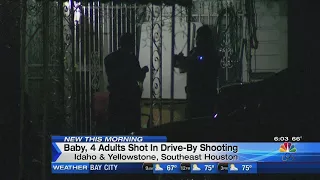 Baby, 4 Adults Shot In Drive-By Shooting