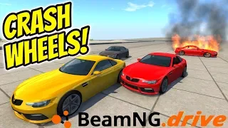 Crash Wheels In BeamNG Drive! | BeamNG Drive Gameplay