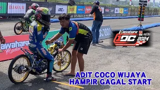 Drama Adit Coco Wijaya Racing Hampir Gagal Start Karena Ini‼️ IDC Drag Bike Wonosari