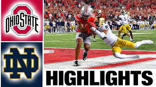 #6 Ohio State vs #9 Notre Dame Highlights | College Football Week 4 | 2023 College Football