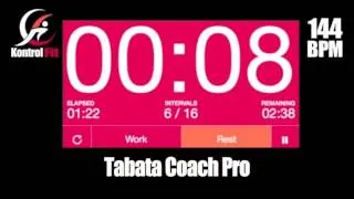 Tabata Coach Pro High Tempo 144 bpm Tabata Workout with Vocal Coach & Timer