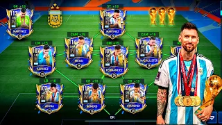 Argentina 🇦🇷 World Cup Winning *Special Edition* Max Rated Squad Builder In FIFA Mobile 22/23