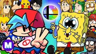 FNF and SpongeBob: Smash Bros Fantasy