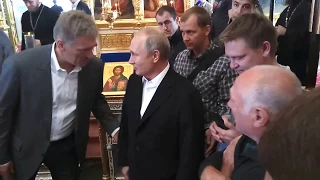 Владимир Путин посетил о.Валаам 11.07.2018