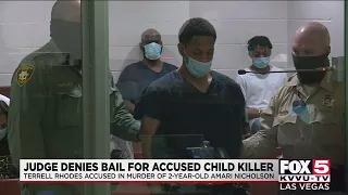 Judge denies bail for accused child killer Terrell Rhodes