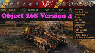 Object 268 Version 4 🔝 1 vs 5  7,6k dmg 4,8k block 🔝 World of Tanks ✔️