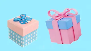 Paper gift box easy | DIY Gift box | Origami gift box.