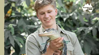 Robert Irwin tours the new croc habitat | Irwin Family Adventures