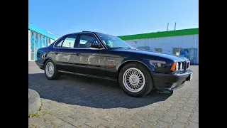 BMW E34 530i V8 Drive / Autobahn Germany [Part 1]