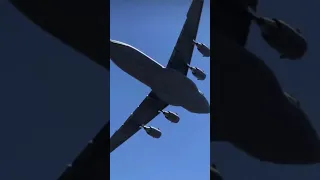 c17 globemaster low fly over in Brisbane #shorts #c17globemaster #c17 #globemaster