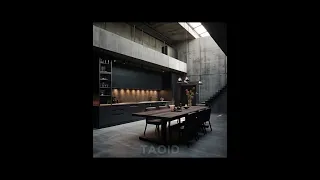 Modern & Brutalist Interior