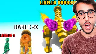 FACCIO EVOLVERE IL DINOSAURO FINO AL LIVELLO MASSIMO!