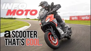 Aprilia SR GT track attack | New scooter review | INFO MOTO